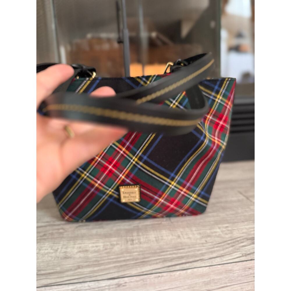 Three pc set Dooney & Bourke Barlow with wallet and coin purse tartan plaid - Picture 11 of 16